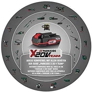 Bateria+Cargador 20v Parkside